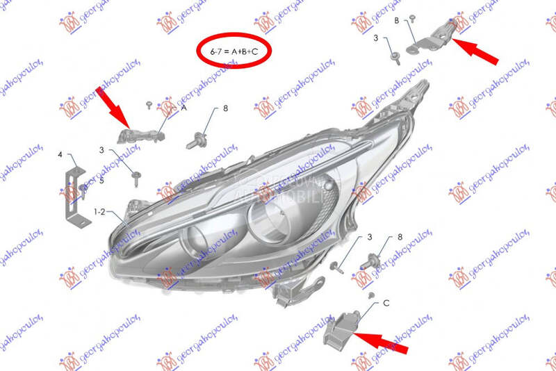 KOMPLET ZA POPRAVKU NOSACA (PR