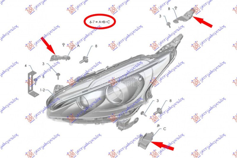 KOMPLET ZA POPRAVKU NOSACA (PR