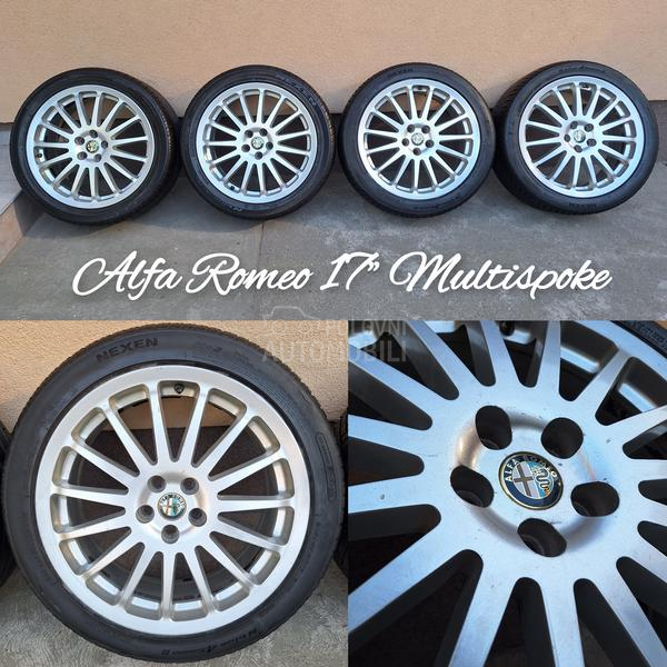 Aluminijumske felne ALL SEASON GUME 17" 5 x 98