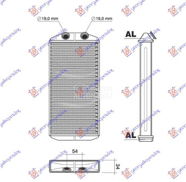 GREJAC KABINE (250x140x26)