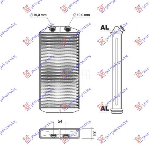 GREJAC KABINE (250x140x26)