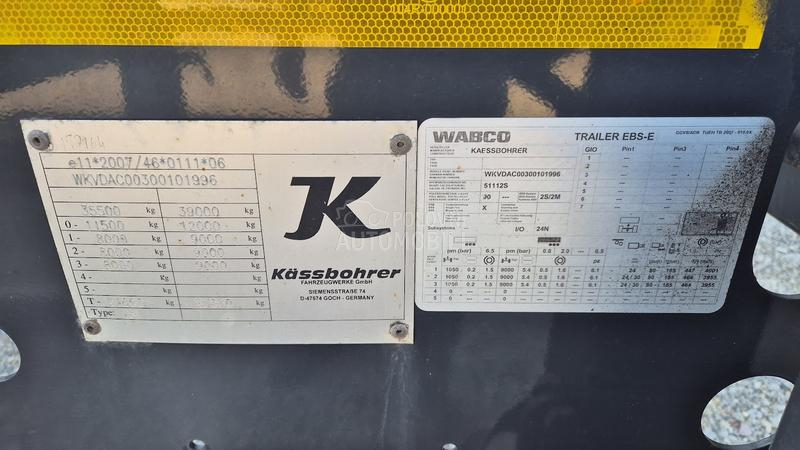 Kassbohrer KONTENJERKA  2.KOM