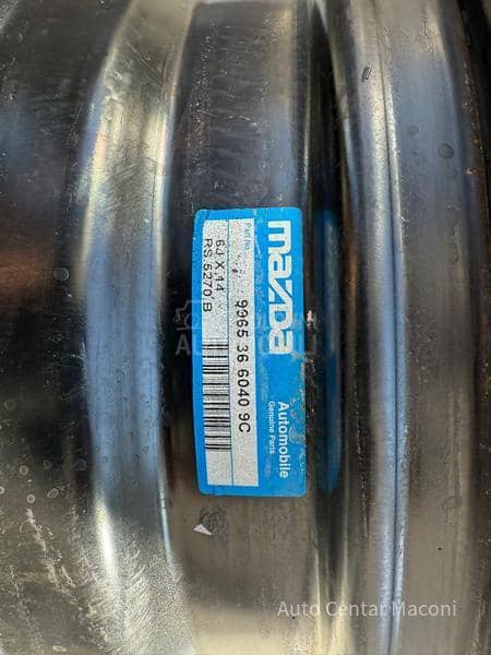Čelične felne mazda 2 14" 4 x 100