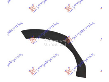 RUB PLASTICNI ZADNJEG BLATOBRA za Peugeot 2008 od 2016. do 2019. god.