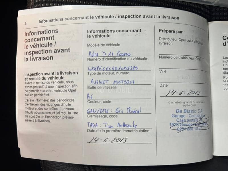 Opel Astra J 1.4T AUT/XEN/NAV CH