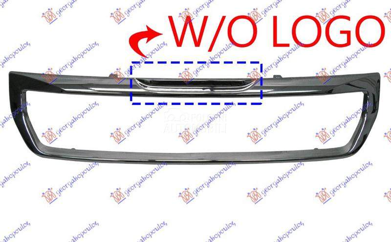 OKVIR PVC MASKE HROM (BEZ LOGO