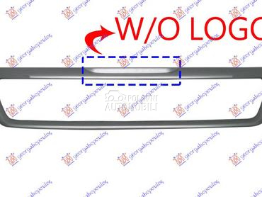 OKVIR PVC MASKE SREBRNI (BEZ L za Peugeot Partner od 2015. do 2019. god.