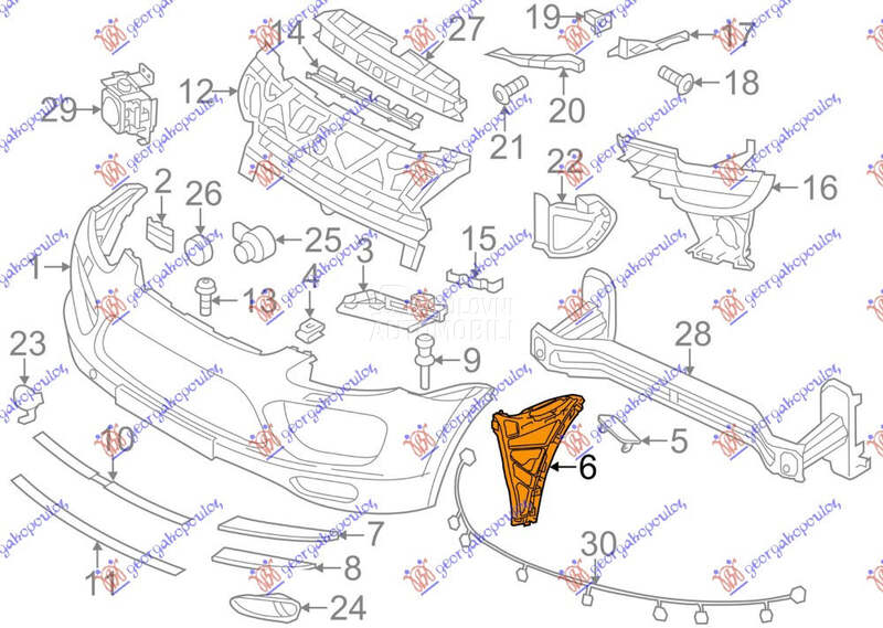 NOSAC PREDNJEG BRANIKA BOCNI P