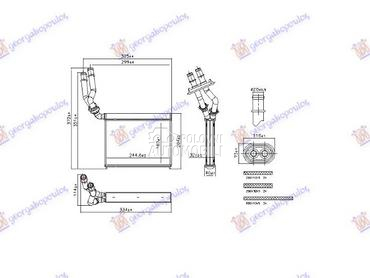 GREJAC KABINE (162x245x32) (NI za Volkswagen Touareg od 2010. do 2014. god.