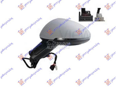 RETROVIZOR ELEK. SA GREJACEM P za Porsche Macan od 2014. do 2018. god.