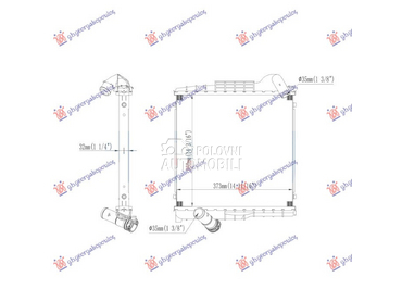 HLADNJAK MOTORA BENZIN (LEVA S za Porsche Macan od 2014. do 2018. god.
