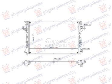 HLADNJAK MOTORA 2.2/3.0 DIZEL za Renault Vel Satis od 2003. do 2009. god.