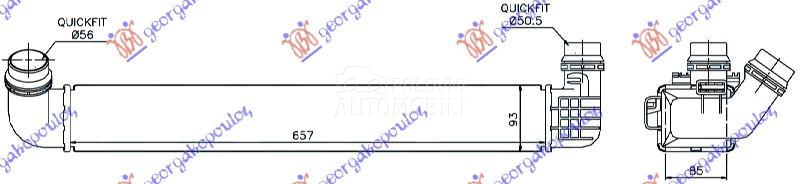 HLADNJAK INTERKULERA 1.5 DCI (