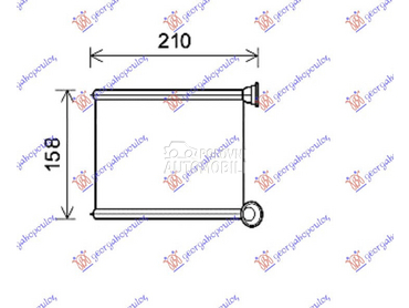 GREJAC KABINE (132x185) za Renault Clio od 2016. do 2019. god.