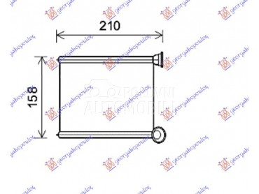GREJAC KABINE (132x185) za Renault Symbioz od 2013. do 2017. god.