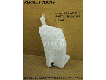 POSUDA ZA TECNOST BRISACA za Renault Clio od 2013. do 2016. god.