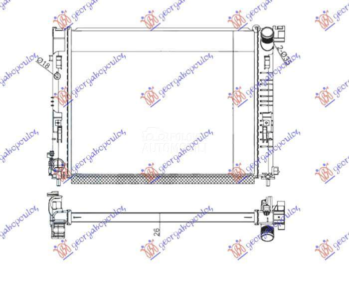 HLADNJAK MOTORA 1.5 Blue DCI M