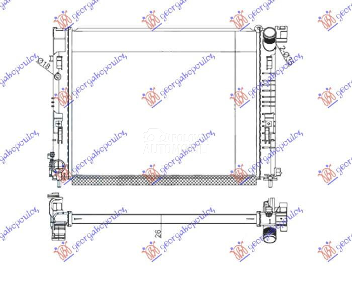 HLADNJAK MOTORA 1.5 Blue DCI M
