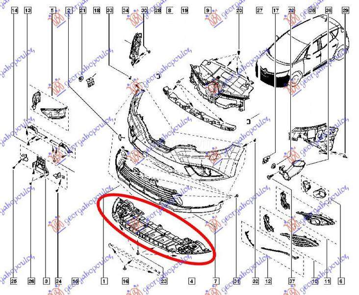 ZASTITA MOTORA ISPOD PREDNJEG
