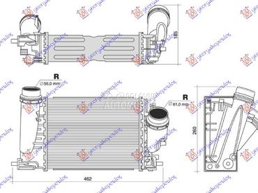 HLADNJAK MOTORA 1.6 DCI DIZEL za Renault Talisman od 2015. do 2025. god.