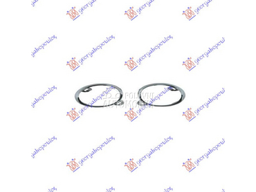 OKVIR MAGLENKE HROM (SET) za Renault Megane od 2014. do 2016. god.