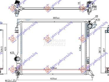 HLADNJAK MOTORA 1.2 TCE BENZIN za Renault Megane od 2016. do 2025. god.