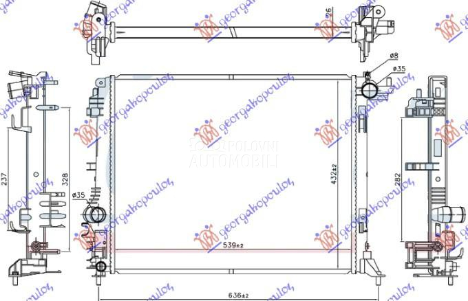 HLADNJAK MOTORA 1.2 TCE BENZIN