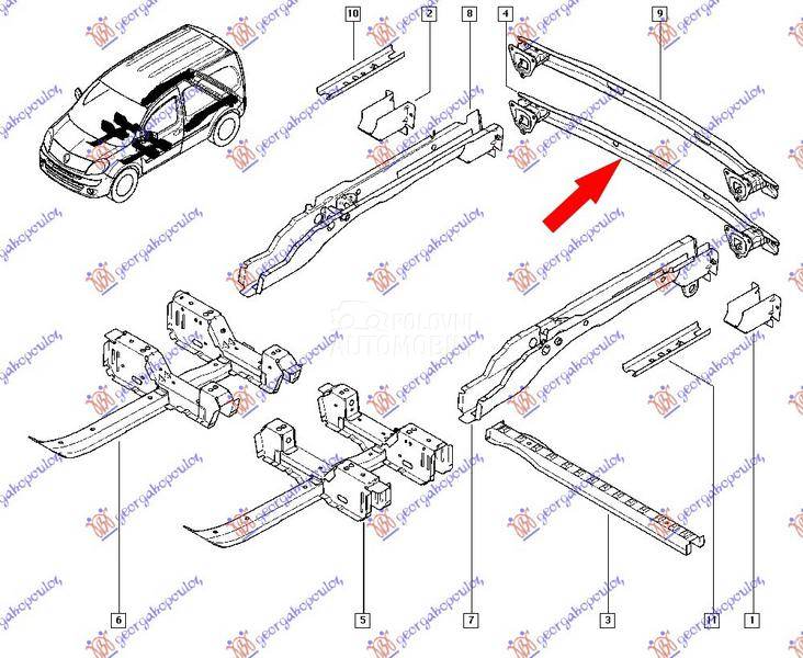 SINA ZADNJEG BRANIKA METAL