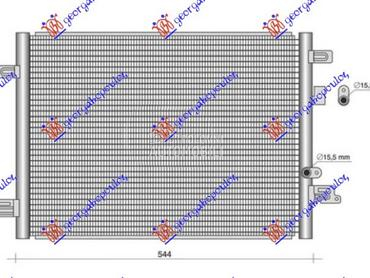 HLADNJAK KLIME 1.3 TCE BENZIN za Renault Zoe od 2012. do 2019. god.
