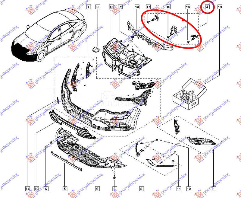 NOSAC PREDNJEG BRANIKA (SET 3
