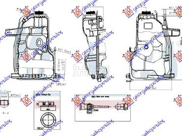 POSUDA ZA ANTIFRIZ (4.0L BENZI za Land Rover Range Rover od 1994. do 2002. god.