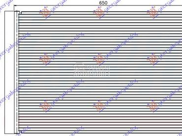 HLADNJAK KLIME 4.4i BENZIN - 3 za Land Rover Range Rover od 2002. do 2012. god.