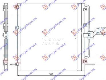 HLADNJAK KLIME 4.0/4.6i V8 BEN za Land Rover Discovery od 1993. do 2002. god.