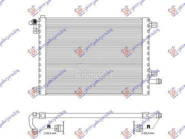 HLADNJAK MOTORA DODATNI 2.0 TU za Land Rover Range Rover Evoque od 2015. do 2019. god.