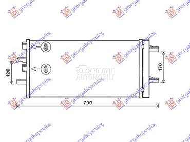 HLADNJAK KLIME BENZIN/DIZEL (6 za MINI Cooper od 2014. do 2021. god.