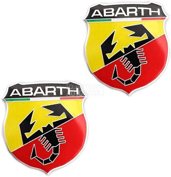 Znak za krilo Abarth - par