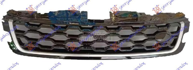 PVC MASKA CRNA (SREBRNI OKVIR)