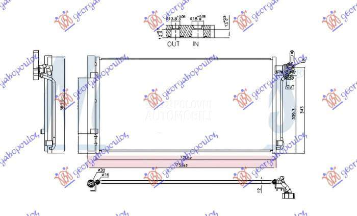 HLADNJAK KLIME 2.0 BENZIN - 2.