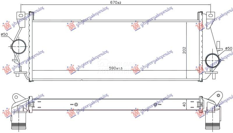HLADNJAK INTERKULERA 2.2-2.4 D