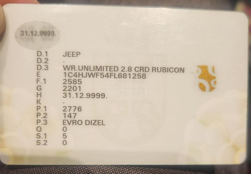 Jeep Wrangler RUBICON
