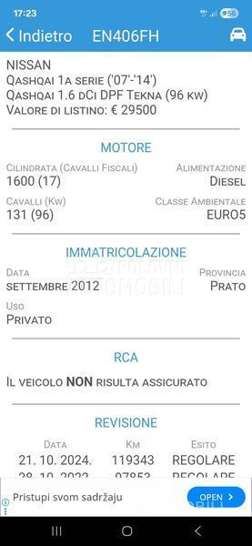 Nissan Qashqai 1.6DCI SAMO 129 000