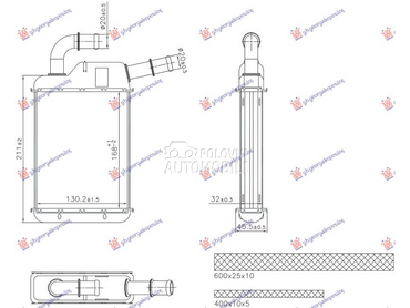 GREJAC KABINE ZADNJI (168x130x za Seat Alhambra od 2010. do 2025. god.