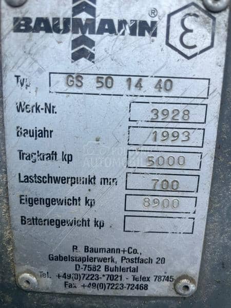 Baumann 5 tona