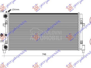 HLADNJAK MOTORA 1.0 BENZIN (MA za Škoda Scala od 2019. do 2025. god.