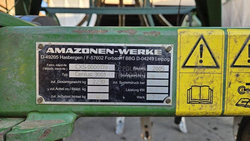 Amazone Cenius 3001