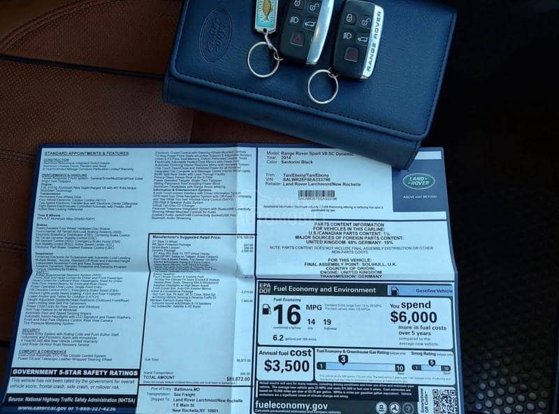 Land Rover Range Rover Sport 