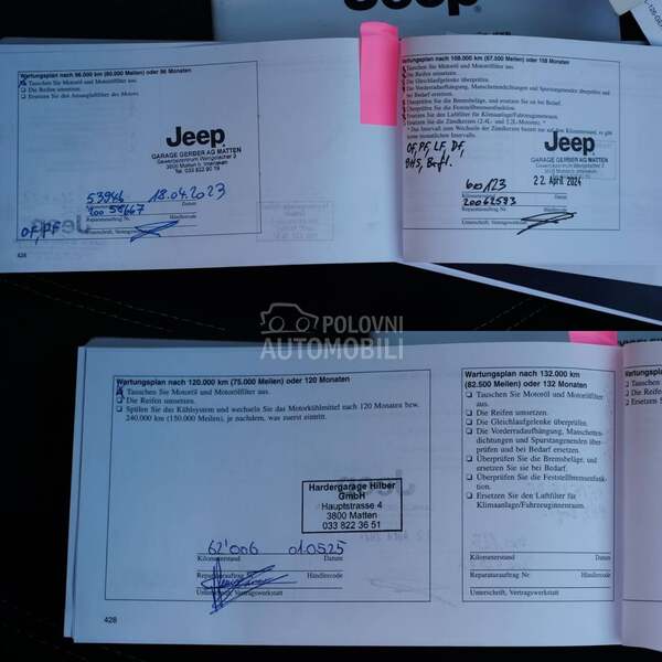 Jeep Cherokee 2.0MJET 63000 4x4CH