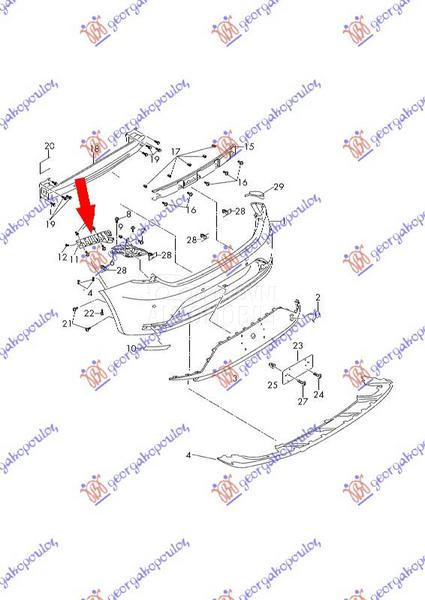 NOSAC ZADNJEG BRANIKA SPOLJASN