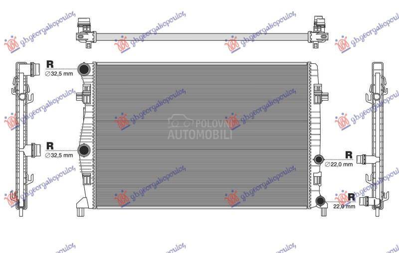 HLADNJAK MOTORA 1.0 TGI/1.0 TS