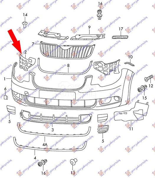 NOSAC PREDNJEG BRANIKA BOCNI P